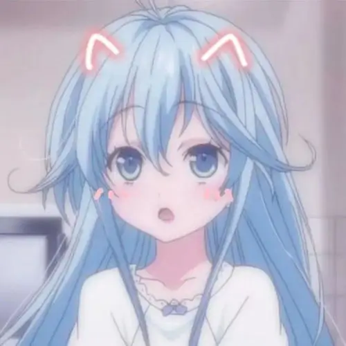 星空梦幻长发动漫女生头像